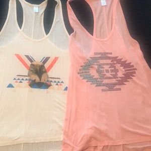 Pacsun flowy tanks